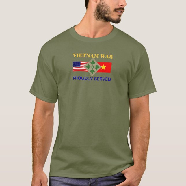 4TH INFANTRY VIETNAM T-SHIRT (Front)