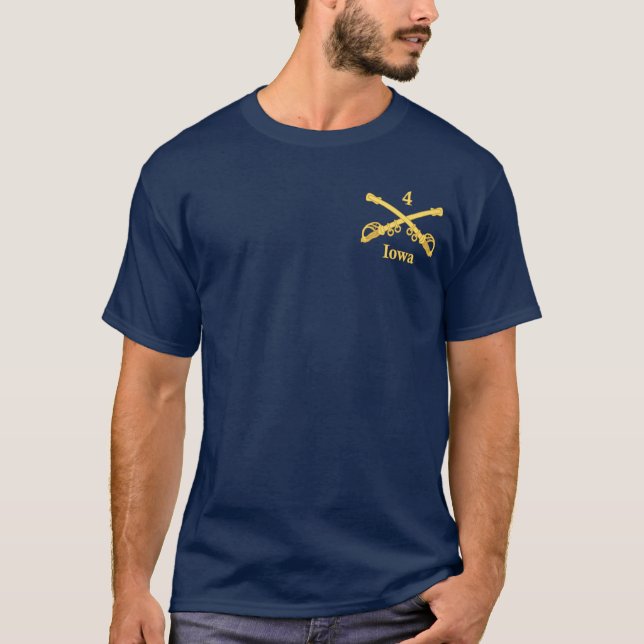 4th Iowa Cavalry T-Shirt (Front)