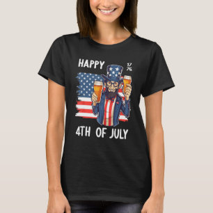 4th July 1776 Patriotic Patriot USA Eagle Independ T-Shirt