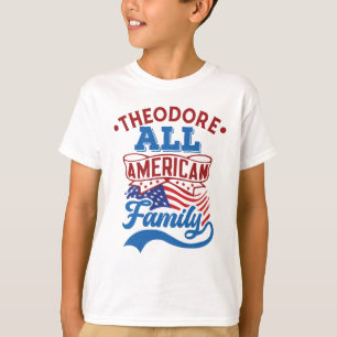 4th july All american family patriotic matching T-Shirt
