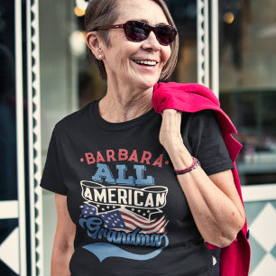 4th july All american grandma patriotic family T-Shirt
