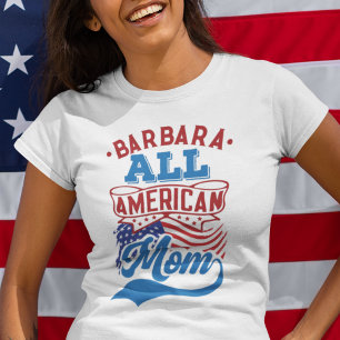 4th july All american mum patriotic family T-Shirt
