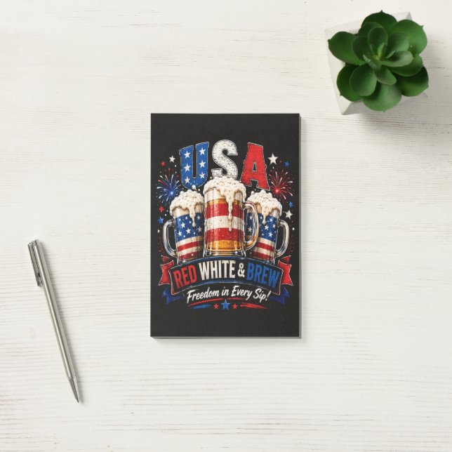4th july america 250th post-it notes (Office)