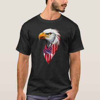 4th july American eagle flag Independence Day 1 T-Shirt
