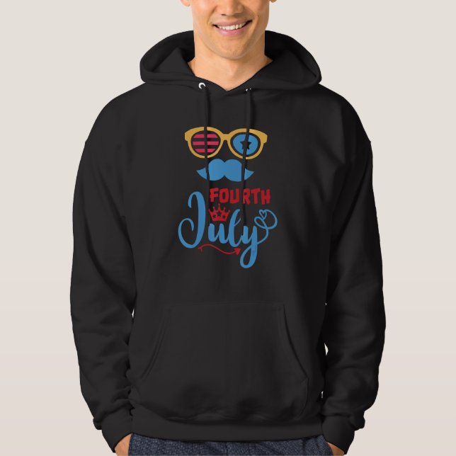 4th july apparel USA american flag 4th of july for Hoodie (Front)