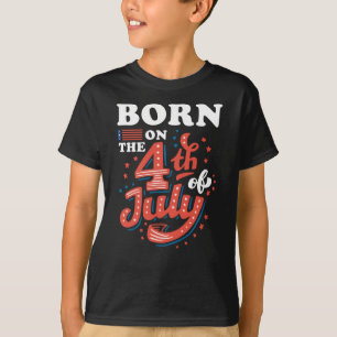 4th July Birthday T-Shirt
