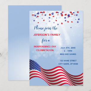 4th July Celebration Invitation