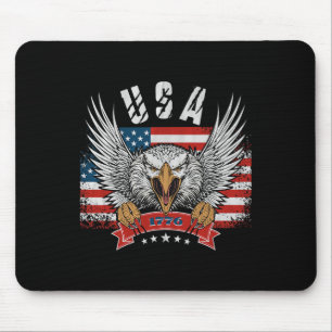 4th July Eagle merica America Independence Day Pat Mouse Mat