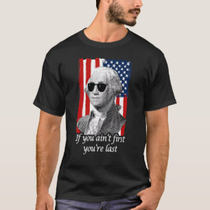 4th July Georg Washington Patriotic Quote Independ T-Shirt