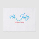 4th July independence day add name text custom Tissue Paper<br><div class="desc">Design</div>