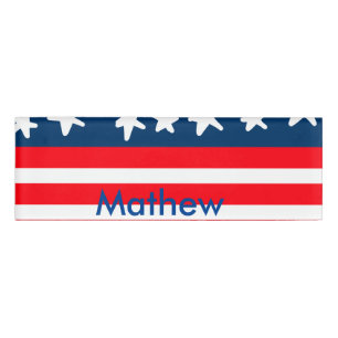 4th july independence day add name text US flag Tag