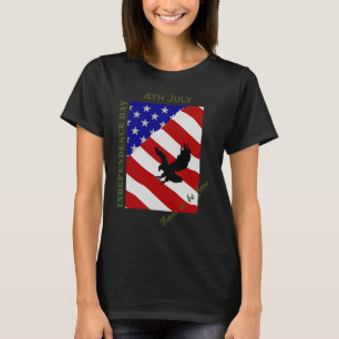 4th July Independence Day Born To Be Free T-Shirt
