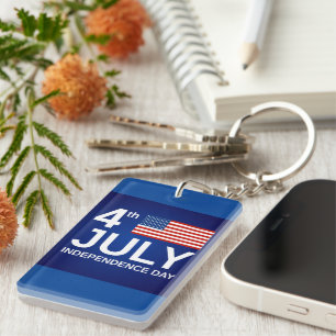 4th July/Independence Day Key Ring
