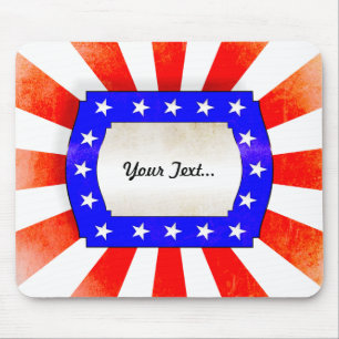 4th July Independence Day Mouse Mat