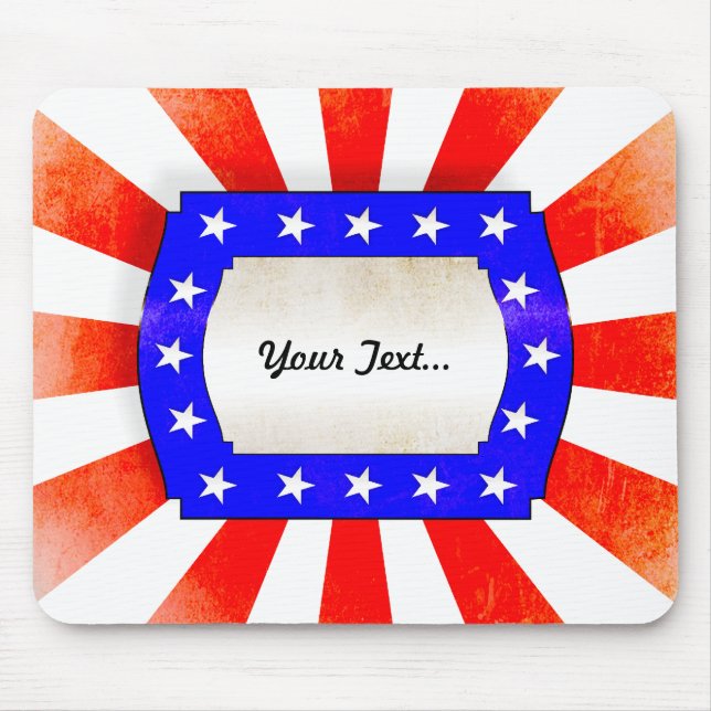 4th July Independence Day Mouse Mat (Front)