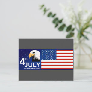 4th July /Independence Day Postcard
