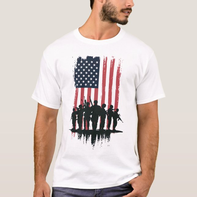 4th July independence day T-Shirt (Front)