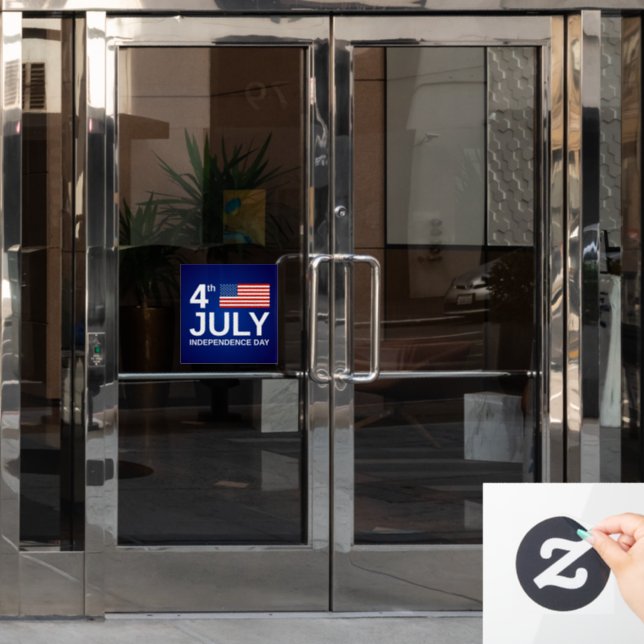 4th July/Independence Day Window Cling (Office Door)