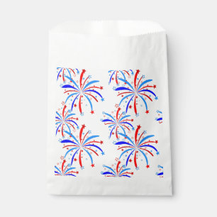 4th july independence fireworks stars favour bags