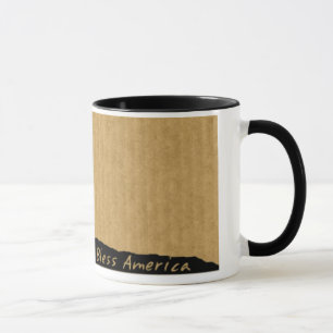4th July Iwo Jima God Bless America Ceramic Mug