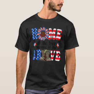4th July Men Women Usa Independence Day Red Blue W T-Shirt