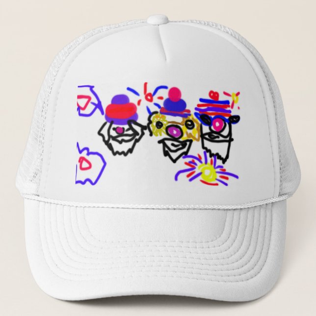 4th July party Trucker Hat (Front)