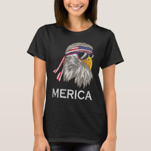 4th july Patriotic eagle flag Independence Day Ame T-Shirt