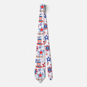 4th July Pattern 01x4 Tie
