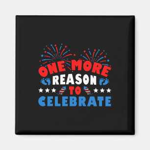 4th July Pregnancy Announcement  Magnet