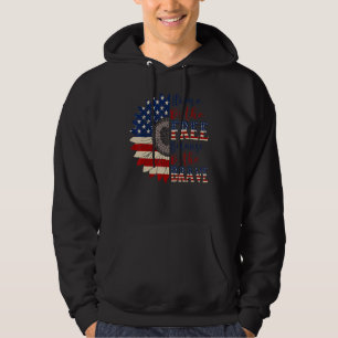 4th July Red Blue White Colour Independence Day Gr Hoodie