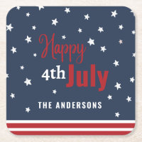 4th july red white and blue gift