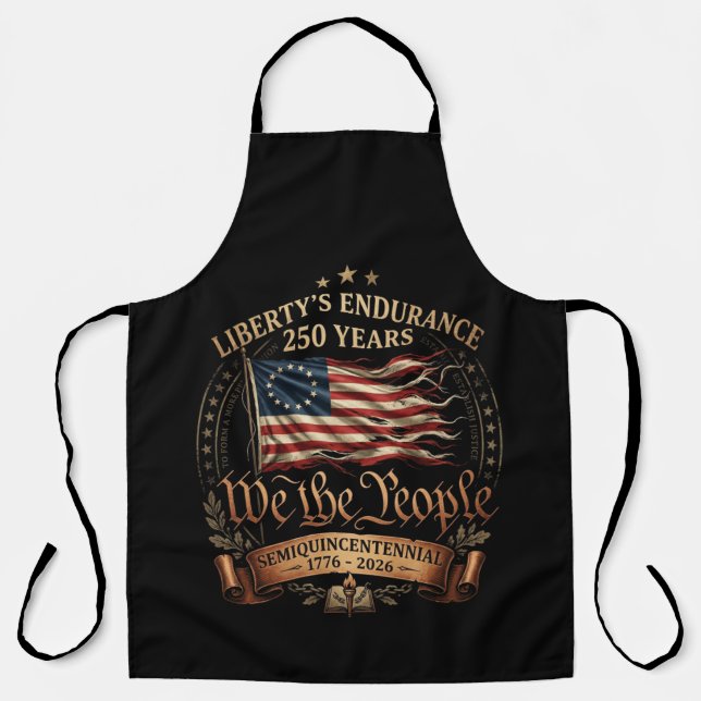 4th July Semiquincentennial 1776-2026 Apron (Front)