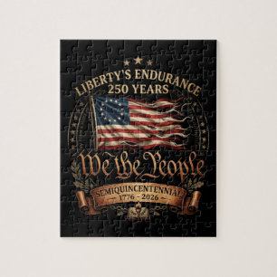 4th July Semiquincentennial 1776-2026 Jigsaw Puzzle