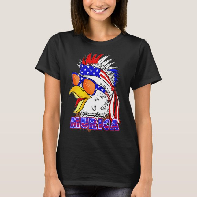 4th July Throwing Stones Merch T-Shirt (Front)