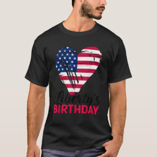 4th July Uncle Heart Funny Patriot America USA Fla T-Shirt