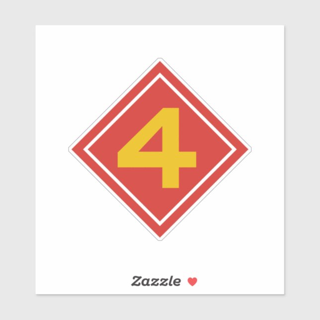 4th Marine Division United States Military (Sheet)