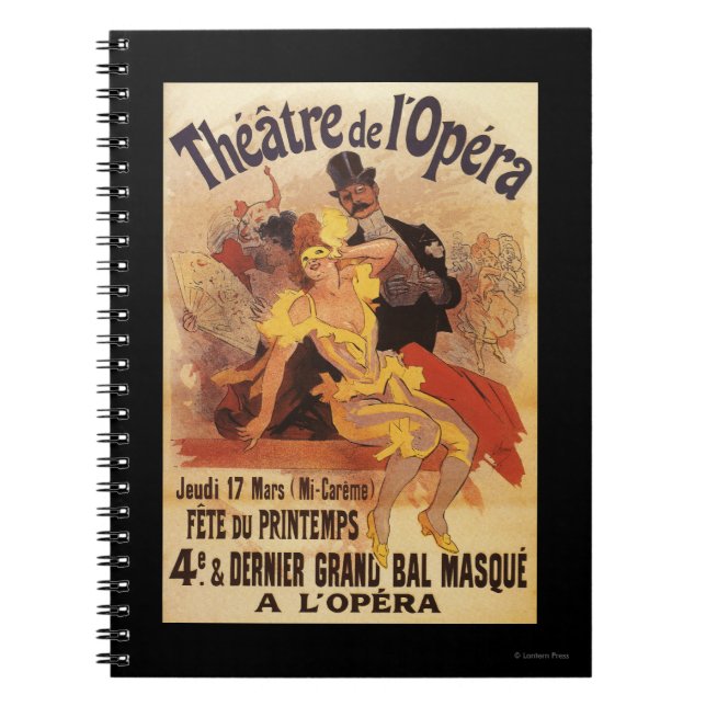 4th Masked Ball at Theatre de l'Opera Notebook (Front)