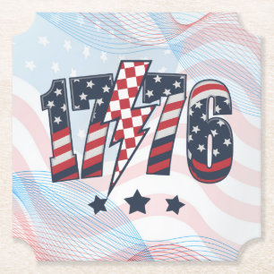 4th of July 1776-63751 Paper Coaster