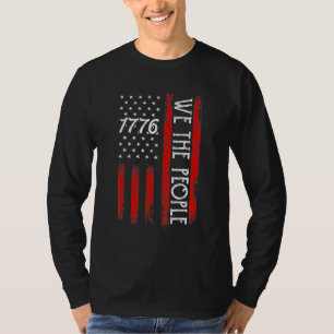 4th Of July 1776 For Men We The People American F T-Shirt