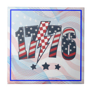 4th of July 1776 Tile