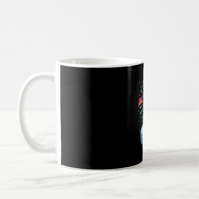 4th Of July 2021 Penguin Coffee Mug (Left)