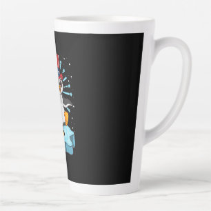 4th Of July 2021 Penguin Latte Mug