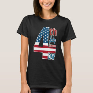 4th of July 2023 Independence Day With USA America T-Shirt