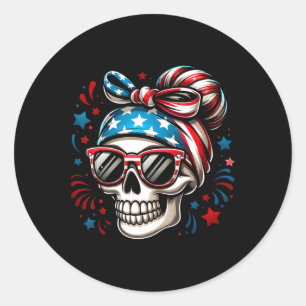 4th Of July 2024 Classic Round Sticker