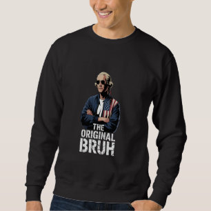 4th of July 2025 George Washington Bruh. Boys USA Sweatshirt