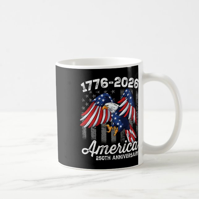 4th Of July 250 Year Anniversary 1776-2026  Coffee Mug (Right)