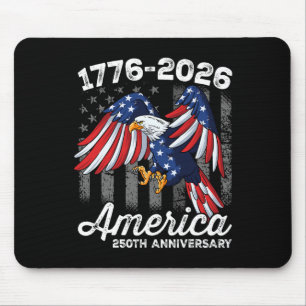 4th Of July 250 Year Anniversary 1776-2026 Mouse Mat