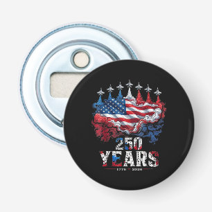 4th of July 250 Years Anniversary USA Flag 1776-20 Bottle Opener