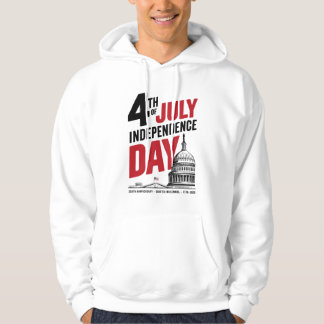 4th of July 250th Anniversary Independence Day Hoodie