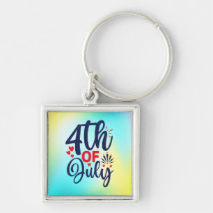 4th of July-68826 Key Ring